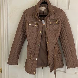 Michael Kors Quilted Brown Jacket